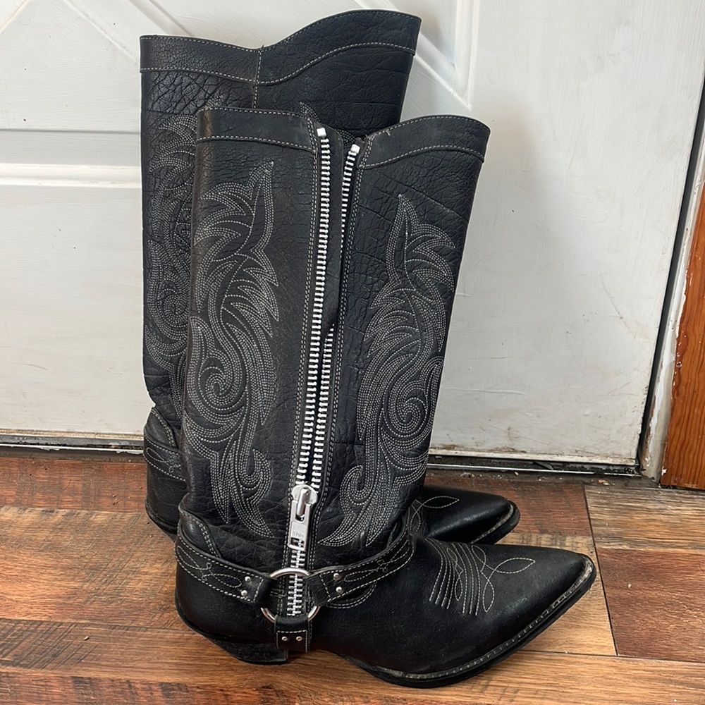 Laredo womens tall cowboy boots size 8